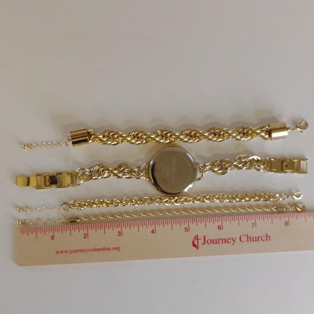 Kendall + Kylie Goldtone Watch and Bracelet Set - Picture 7 of 8